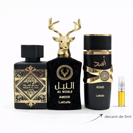 Decant de 5ml - Asad, Al Noble Ameer, Oud For Glory