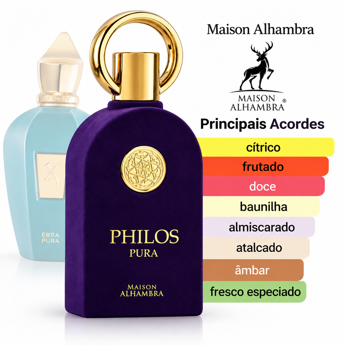 Kit Árabe Frutado - Opulent Dubai, Philos Pura e Qaed Al Foursan