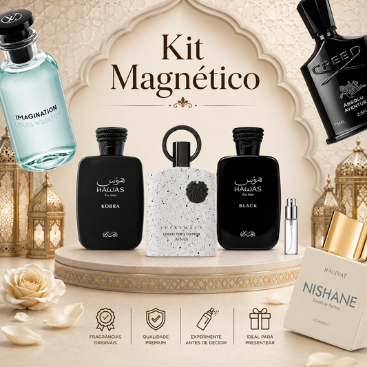 Kit Magnético - Hawas Kobra, Hawas Black e Supremacy Collectors Edition