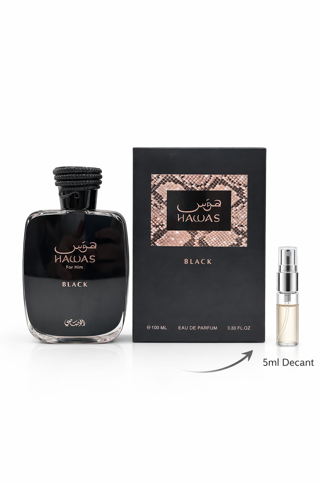 Decant de 5ml- Hawas Black