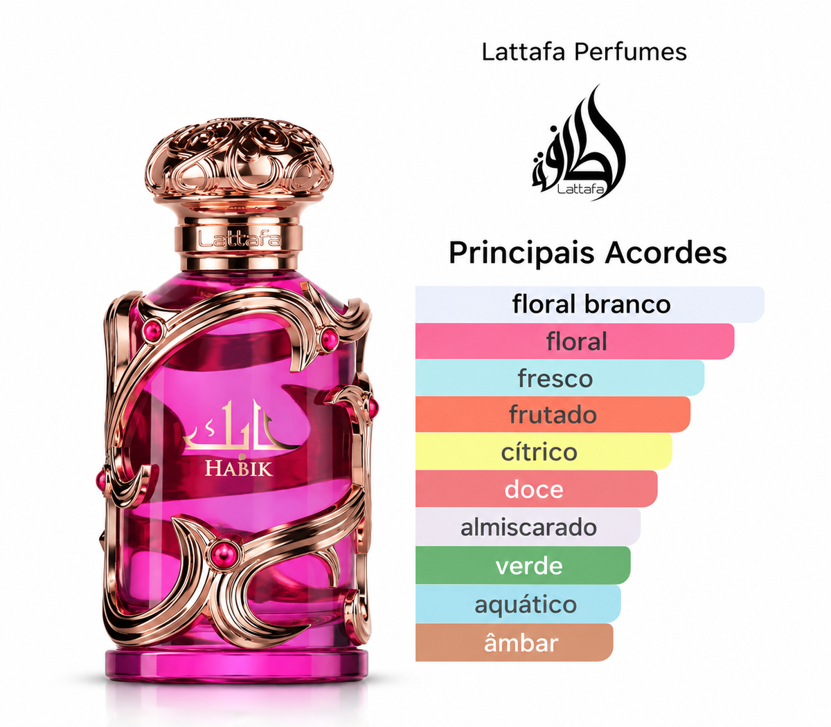 Decant de 5ml - Habik for Woman Lattafa