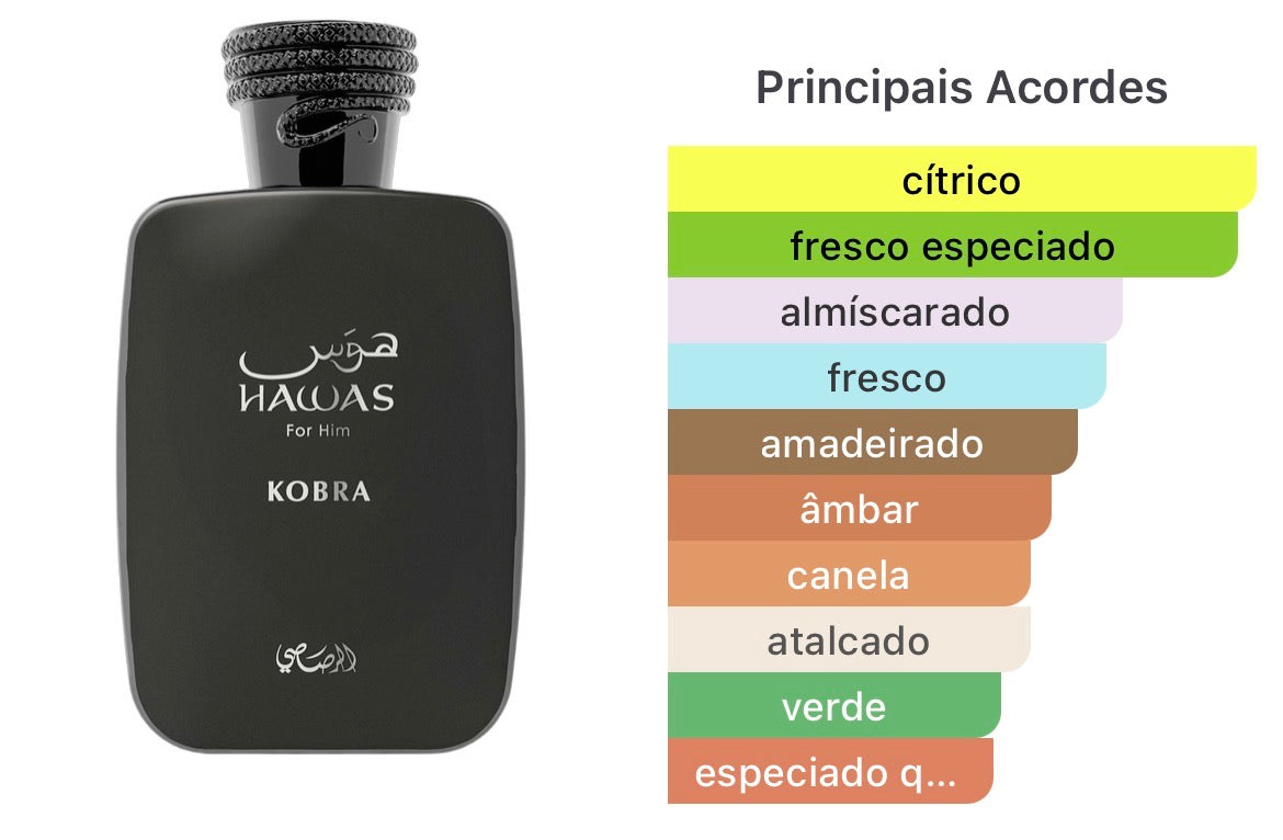 Hawas Kobra 100ml - Compartilhável