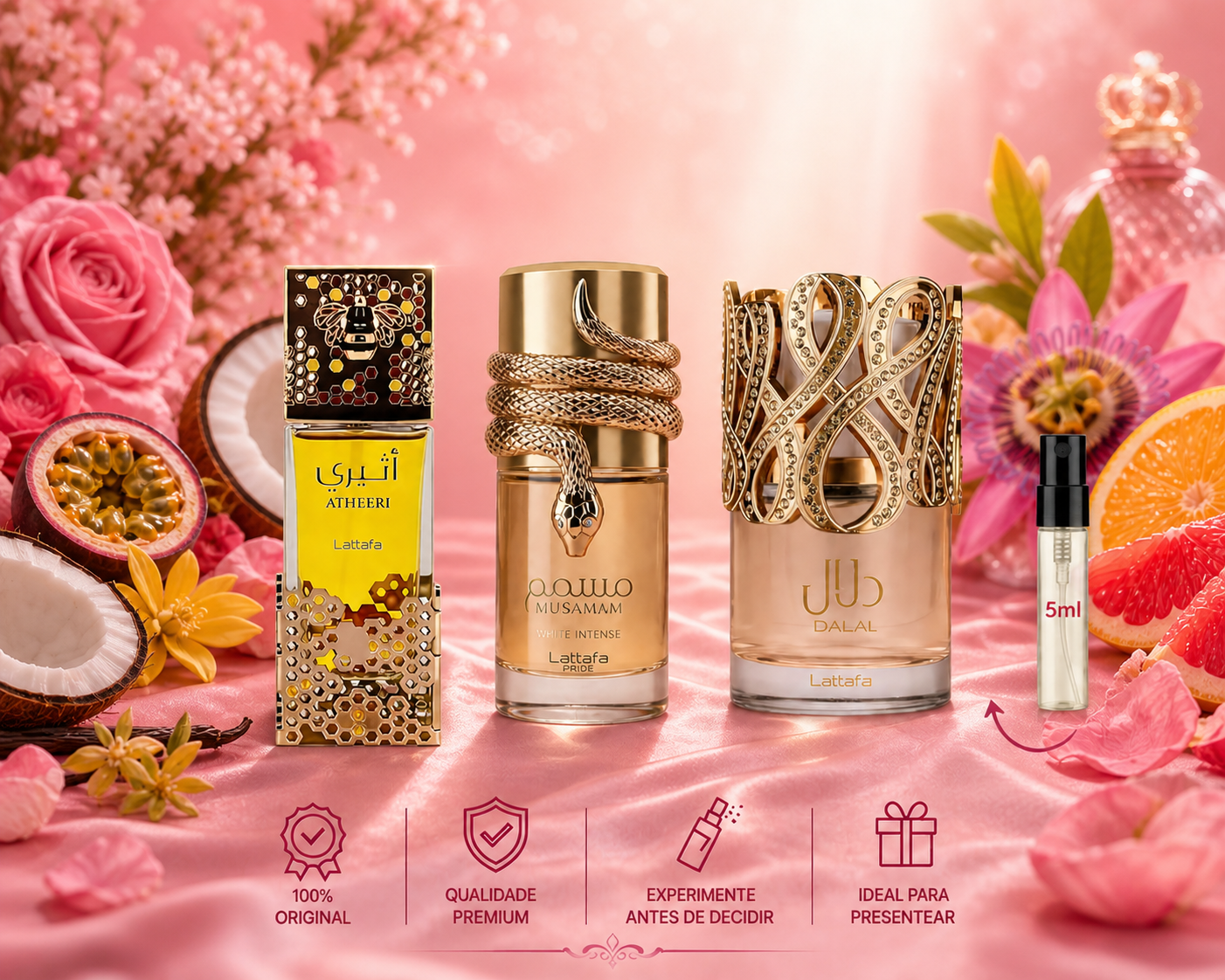 Kit - Atheeri, Musamam White e Dalal