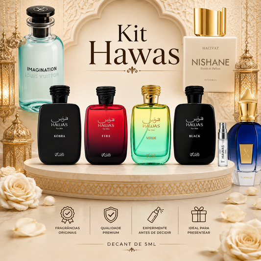 Kit Hawas - Hawas Kobra, Fire, Verde e Black