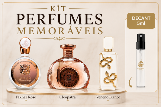 Kit - Veneno Bianco, Cleópatra e Fakhar Rose