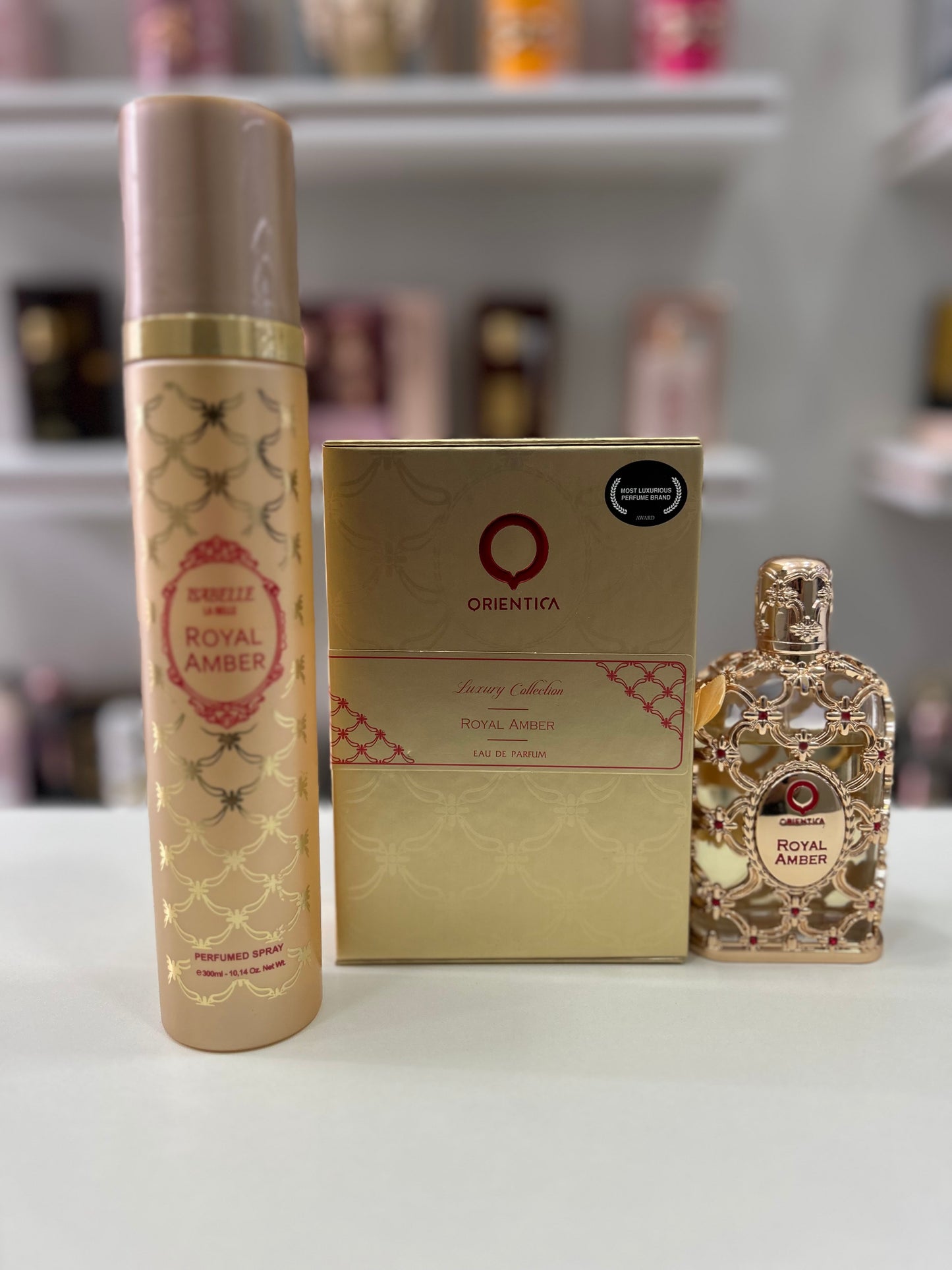 Body Splash Royal Amber 300ml - Isabelle La Belle