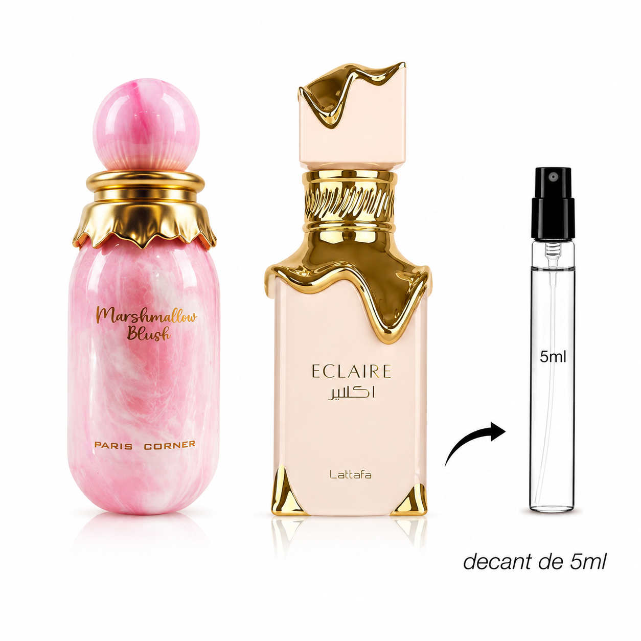 Decant de 5ml - Marshmallow Blush e Eclaire