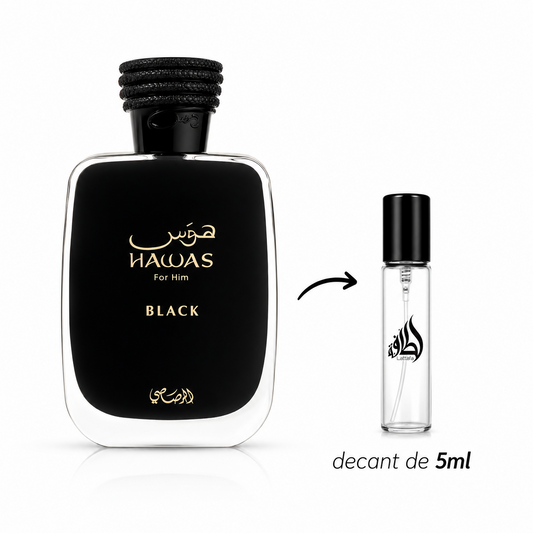 Decant de 5ml- Hawas Black