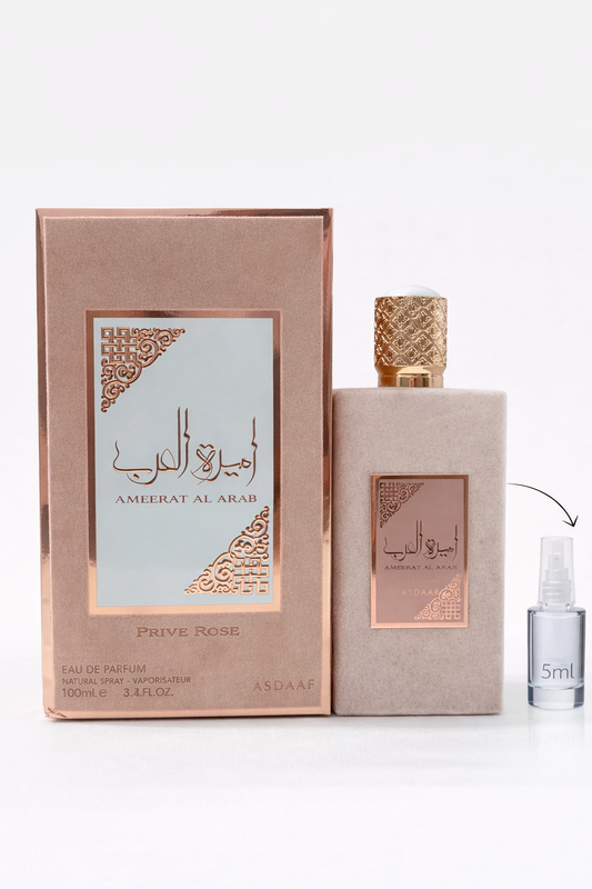 Decant de 5ml- Ameerat Prive Rose - Asdaaf